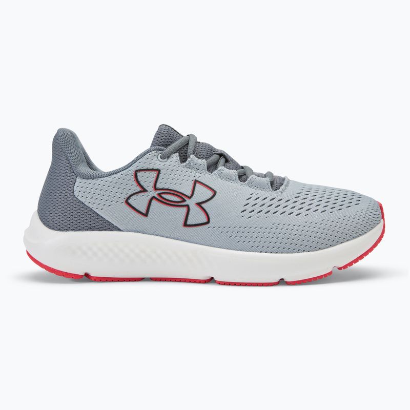 Under Armour Charged Pursuit 3 Big Logo mod gray/titan gray/black ανδρικά παπούτσια για τρέξιμο 2