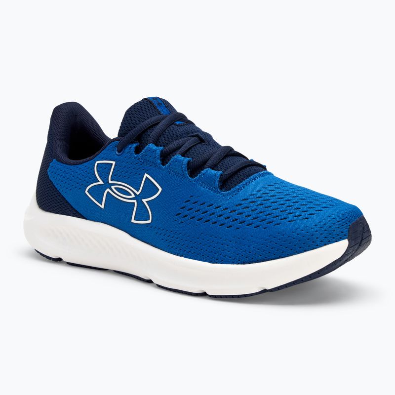 Ανδρικά αθλητικά παπούτσια Under Armour Charged Pursuit 3 Big Logo tech blue/midnight navy/white running shoes