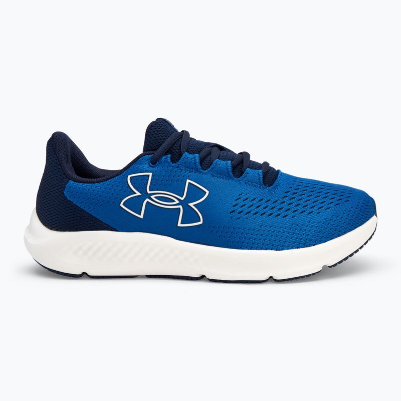 Ανδρικά αθλητικά παπούτσια Under Armour Charged Pursuit 3 Big Logo tech blue/midnight navy/white running shoes 2