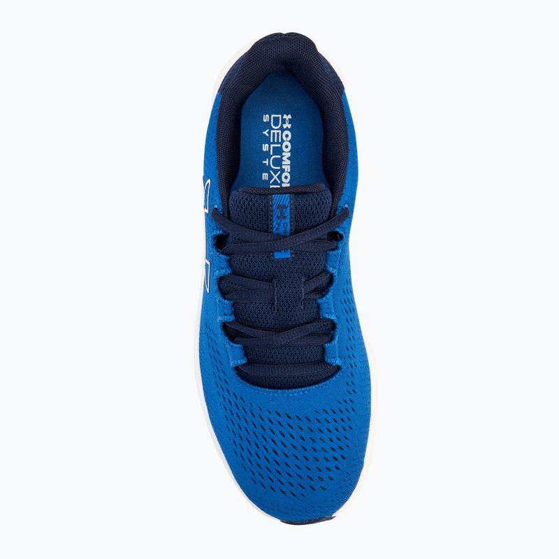 Ανδρικά αθλητικά παπούτσια Under Armour Charged Pursuit 3 Big Logo tech blue/midnight navy/white running shoes 5