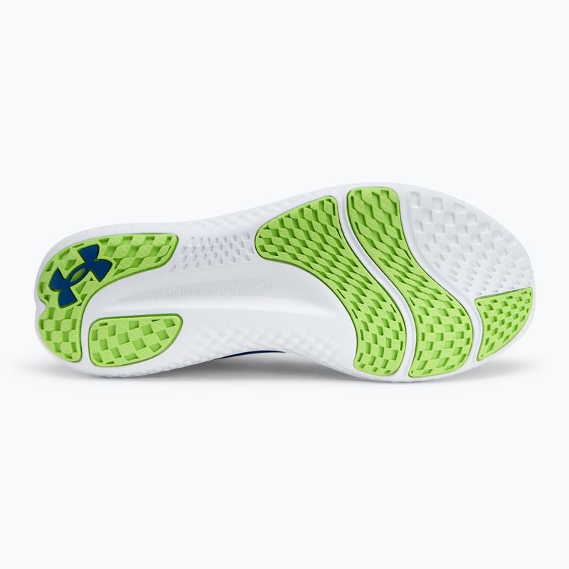 Under Armour Charged Speed Swift tech blue/tech blue/morph green ανδρικά παπούτσια για τρέξιμο 4