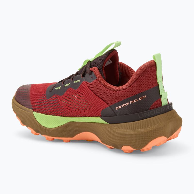 Under Armour Infinite Pro Trail ανδρικά παπούτσια για τρέξιμο γήινο πορτοκαλί/καφέ οψιδιανό/φωτεινό πορτοκαλί 3