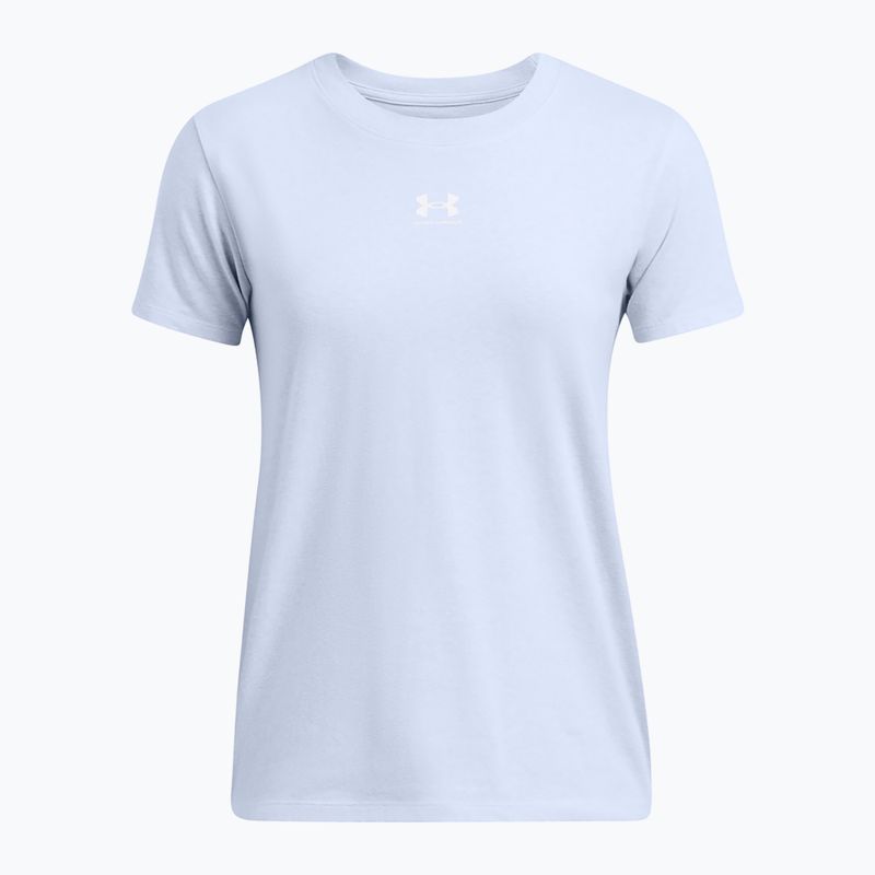 Under Armour γυναικεία μπλούζα Rival Core hydro nimbus μπλε/λευκό t-shirt