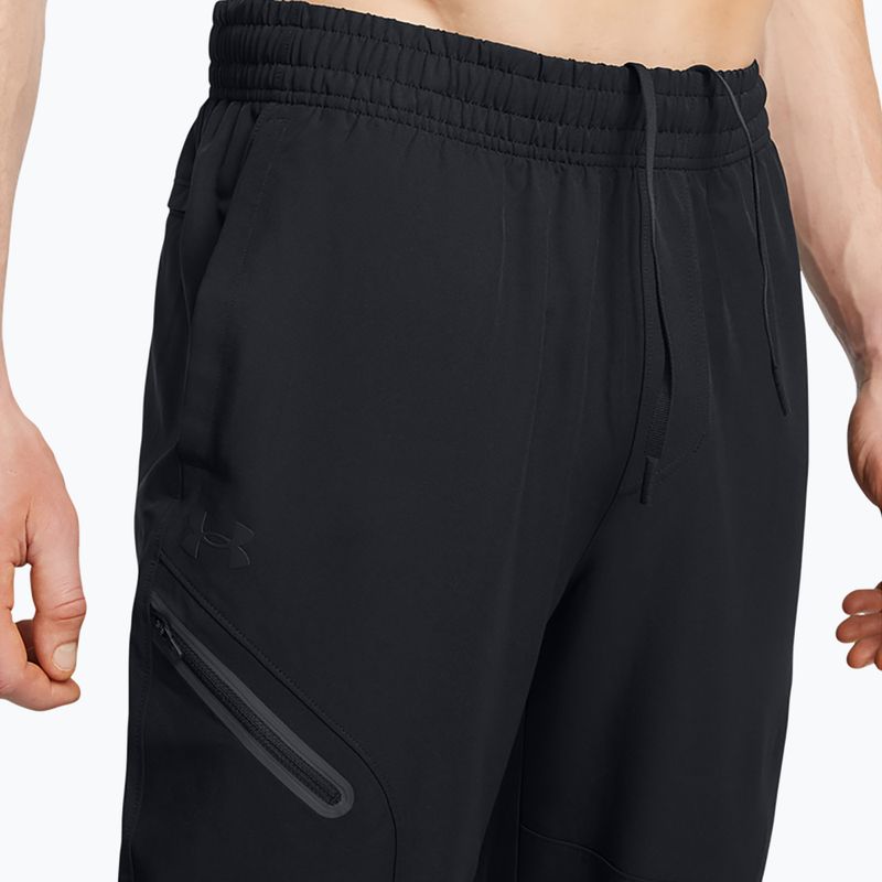 Under Armour Unstoppable Joggers μαύρο/μαύρο ανδρικό παντελόνι 4