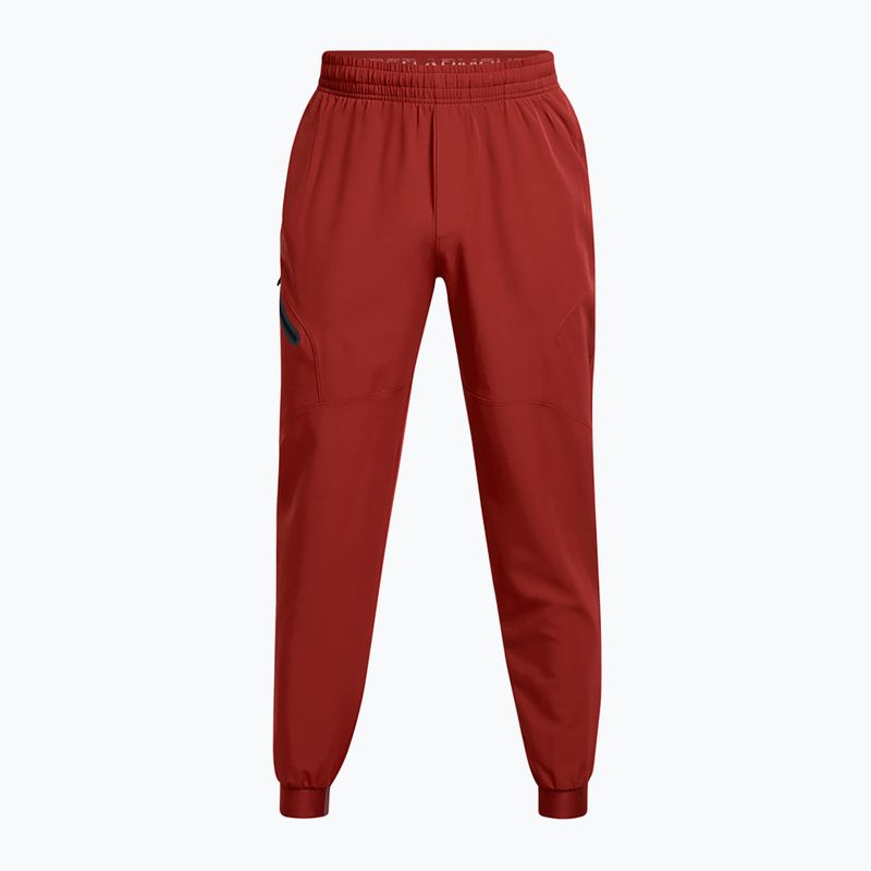 Ανδρικό παντελόνι Under Armour Unstoppable Joggers γήινο πορτοκαλί/μαύρο 5