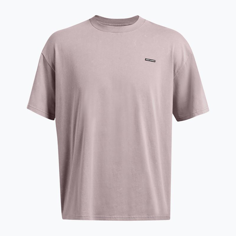 Under Armour ανδρικό t-shirt HW OS Logo Wash τετράγωνο γκρι/λευκό 3