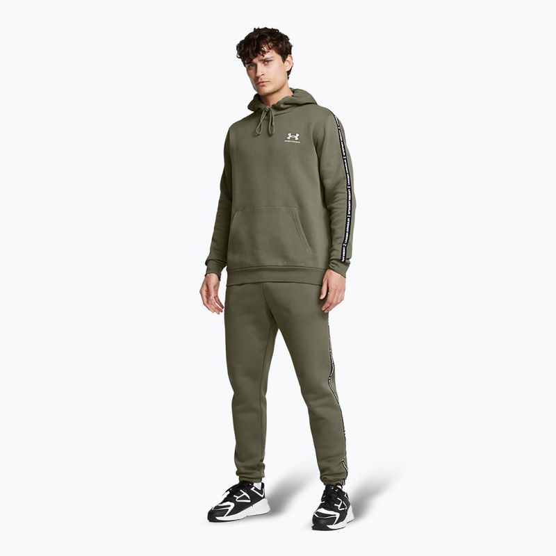 Ανδρικό φούτερ Under Armour Icon Fleece HD marine green/white 2