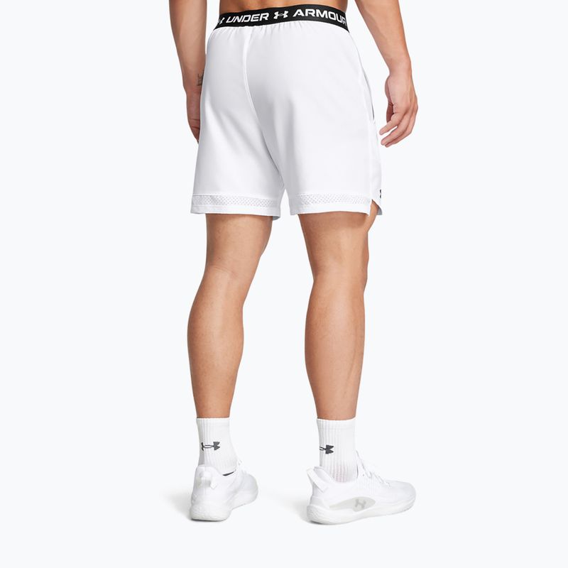 Under Armour ανδρικό προπονητικό σορτς UA Vanish Woven 6in λευκό/μαύρο 3