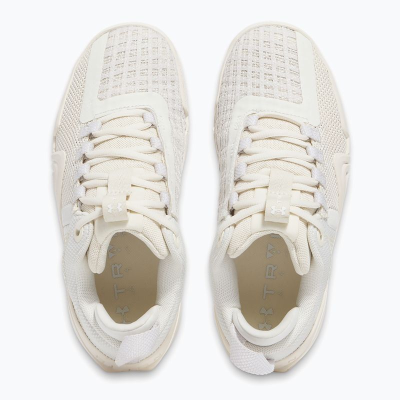 Under Armour TriBase Reign 6 ivory dune/stone/white γυναικεία παπούτσια προπόνησης 4