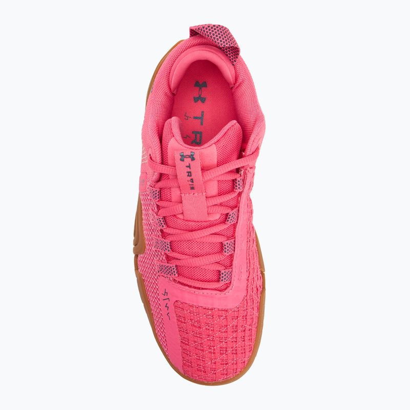 Under Armour TriBase Reign 6 γυναικεία παπούτσια προπόνησης σούπερ ροζ/σούπερ ροζ/γκρι γκρι 5