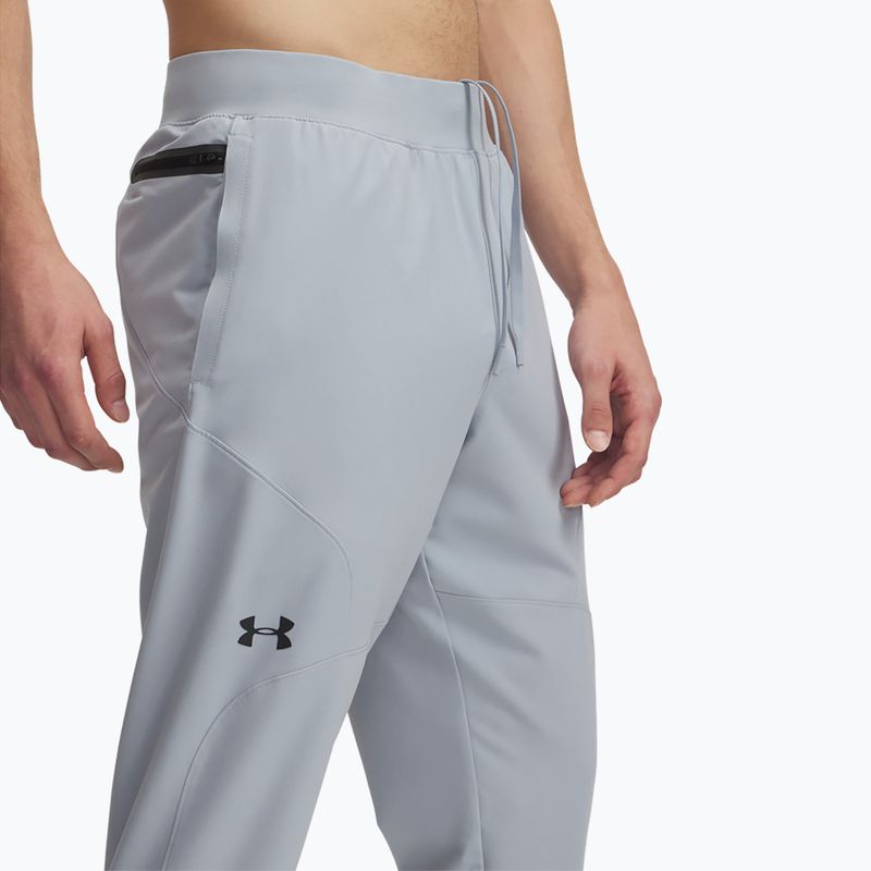 Under Armour Unstoppable Tapered harbor μπλε/μαύρο ανδρικό παντελόνι προπόνησης 4