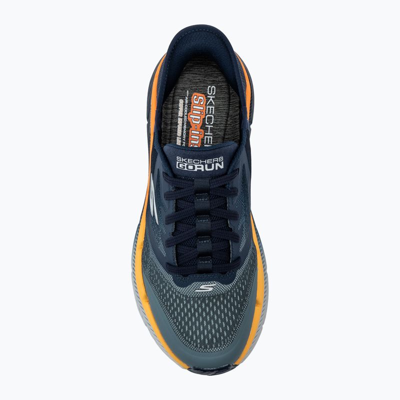 Ανδρικά παπούτσια SKECHERS Max Cushioning Premier 2.0 navy/orange 5