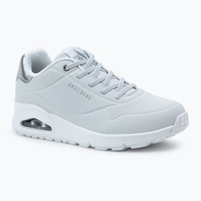 Γυναικεία παπούτσια SKECHERS Uno Shimmer Away white/silver