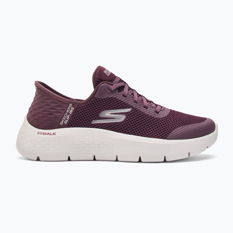 Γυναικεία παπούτσια SKECHERS Go Walk Flex Grand Entry burgundy 2