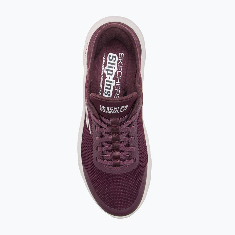 Γυναικεία παπούτσια SKECHERS Go Walk Flex Grand Entry burgundy 5