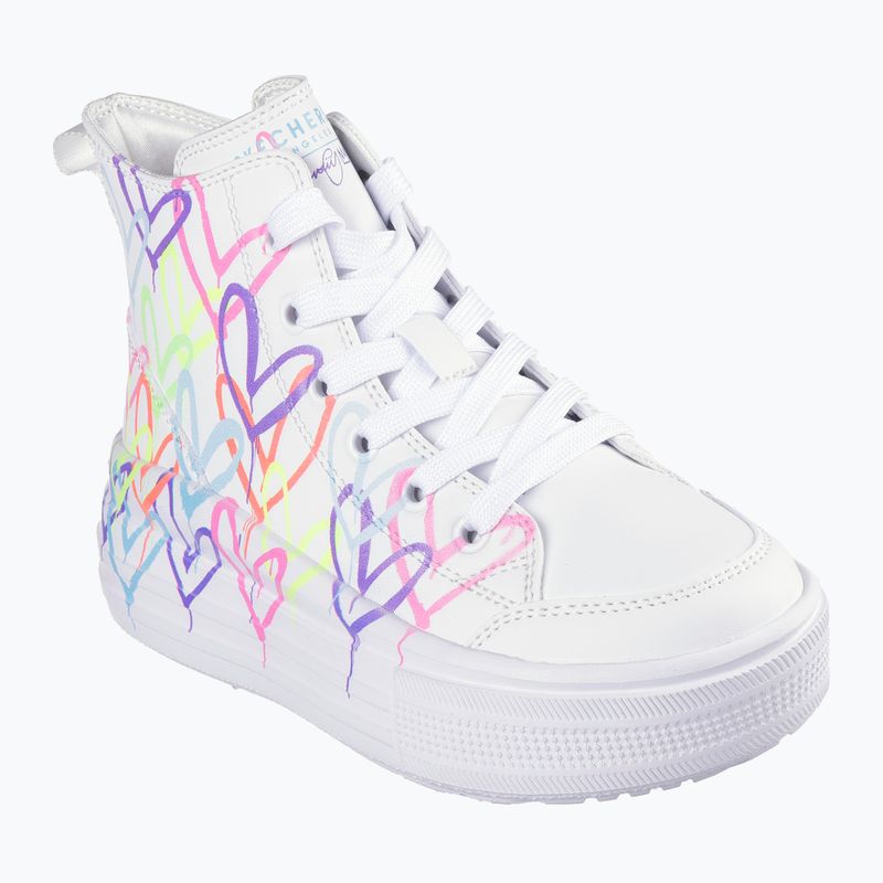 Παιδικά παπούτσια SKECHERS Hyperlift Love Daze white/multicolor 8