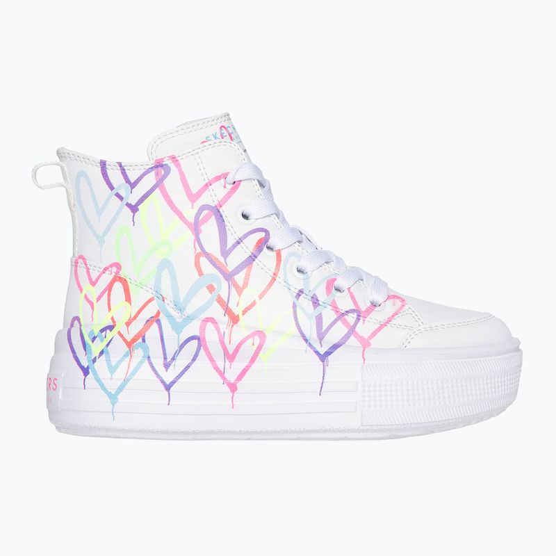 Παιδικά παπούτσια SKECHERS Hyperlift Love Daze white/multicolor 9