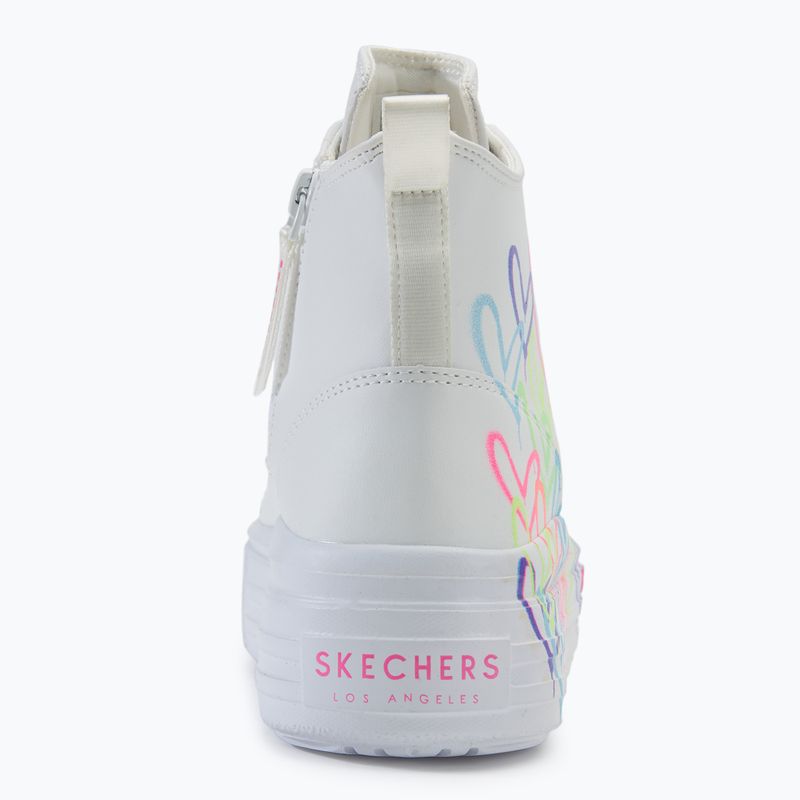 Παιδικά παπούτσια SKECHERS Hyperlift Love Daze white/multicolor 6