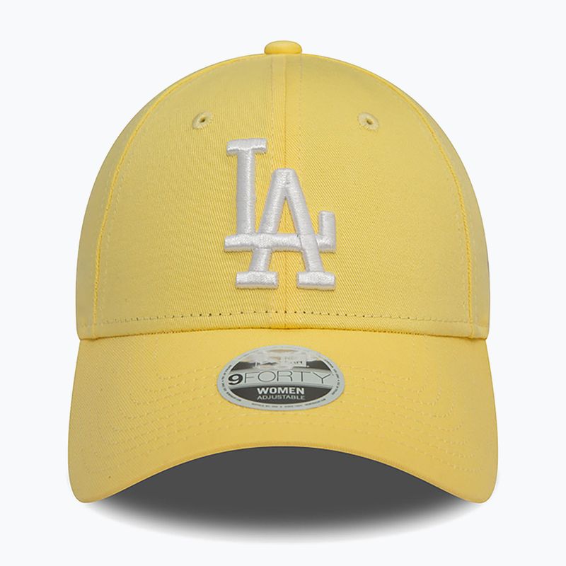 Γυναικείο καπέλο μπέιζμπολ New Era Wmns Le 940 La Dodgers pastel yellow 3