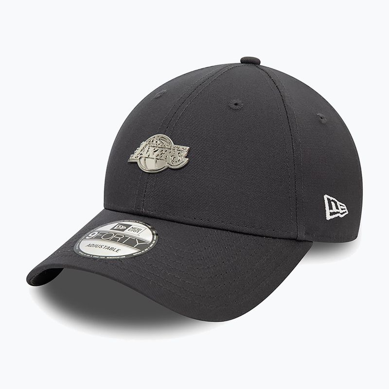 Καπέλο μπέιζμπολ New Era Metallic Pin 940 Lakers dark grey 2