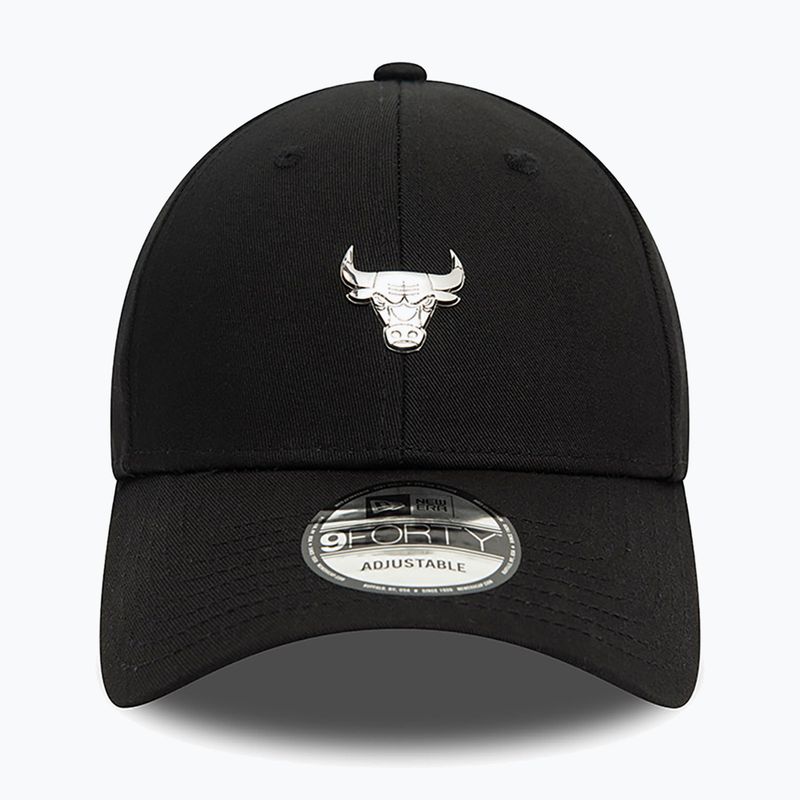 Καπέλο μπέιζμπολ New Era Metallic Pin 940 Bulls black 3