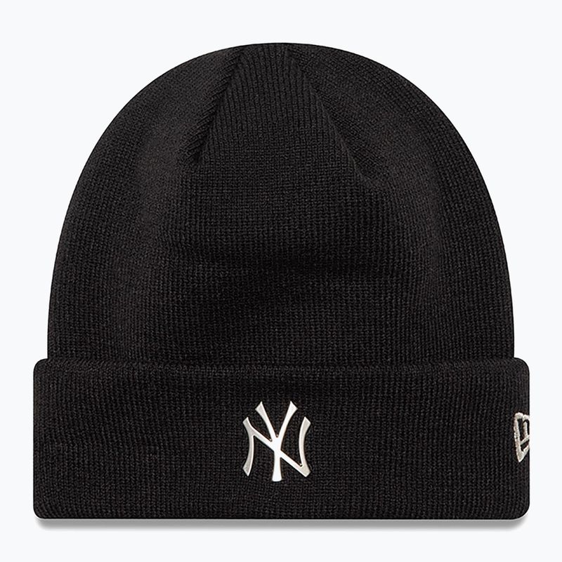 Χειμερινός σκούφος New Era Metallic Beanie Nyy black