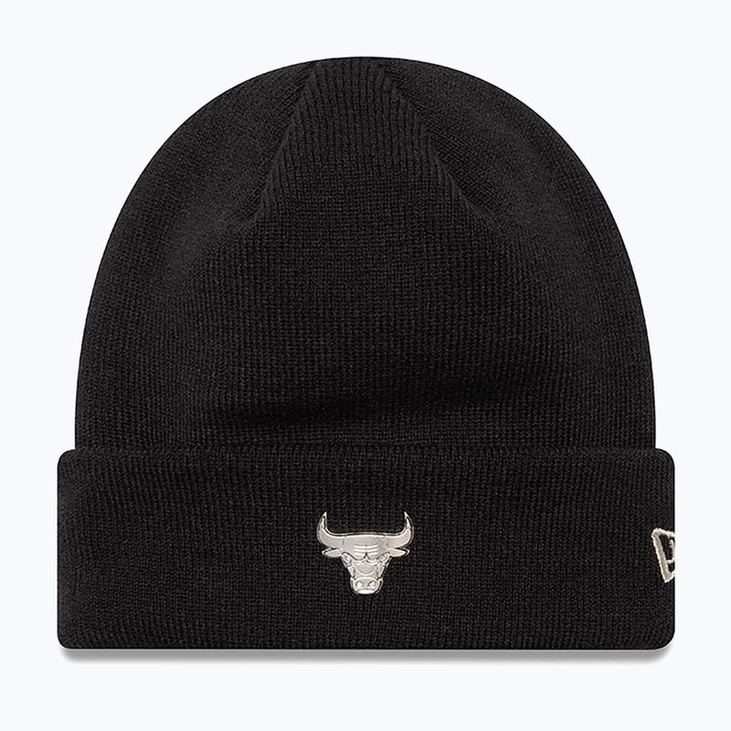 Χειμερινός σκούφος New Era Metallic Beanie Bulls black