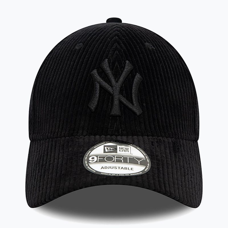 Καπέλο μπέιζμπολ New Era Cord 940 Nyy black 3