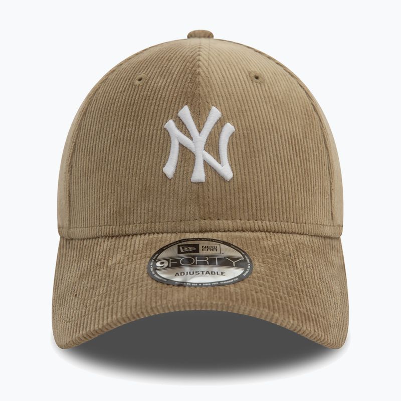 New Era Cord 9FORTY New York Yankees καπέλο μπέιζμπολ μπεζ 3