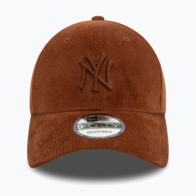 New Era Cord 9FORTY New York Yankees καφέ καπέλο μπέιζμπολ 3