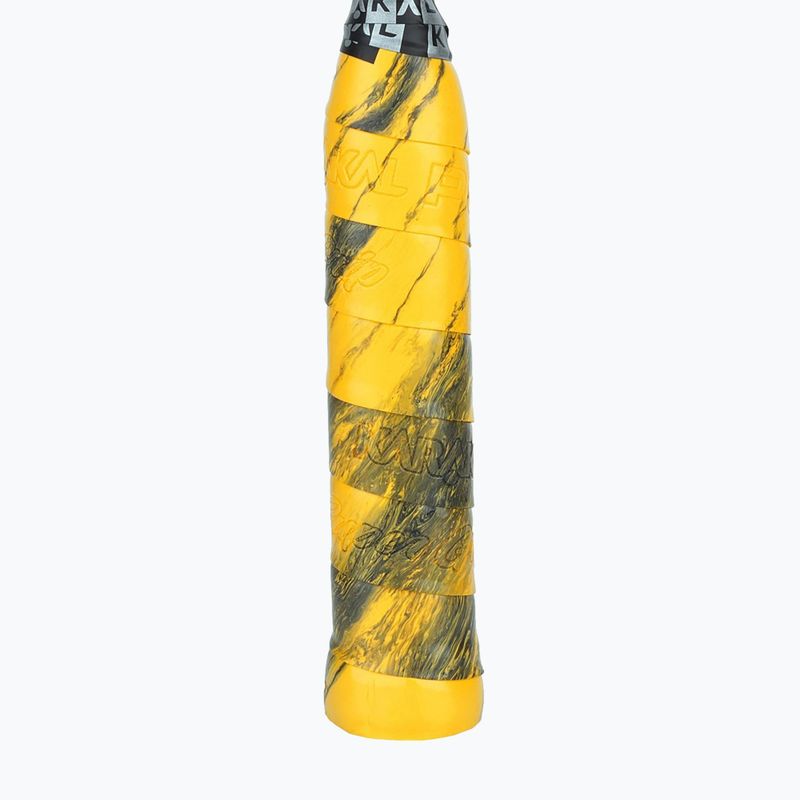 Περιτύλιγμα ρακέτας σκουός Karakal Pu Super Grip Multi yellow / black 2