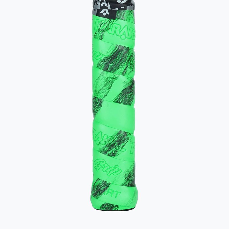 Περιτύλιγμα ρακέτας σκουός Karakal Pu Super Grip Multi green / black 2