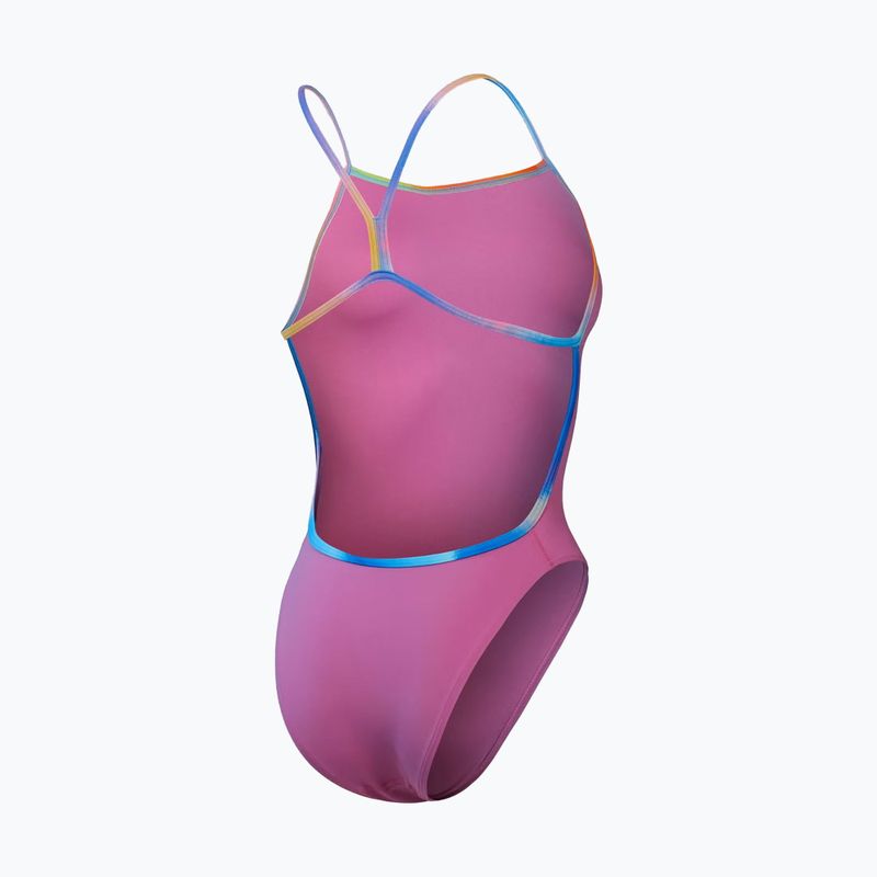 Ολόσωμο μαγιό κολύμβησης Speedo Solid Vback kiki pink 2