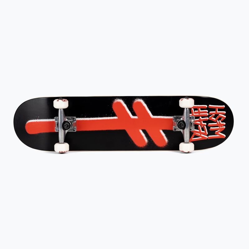 Deathwish Gang Logo 8.0 κλασικό skateboard κίτρινο και μαύρο 10525305