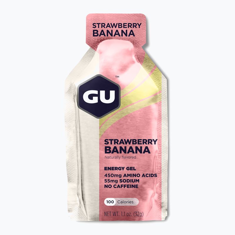 Ενεργειακό τζελ GU Energy Gel 32 g strawberry/μπανάναa