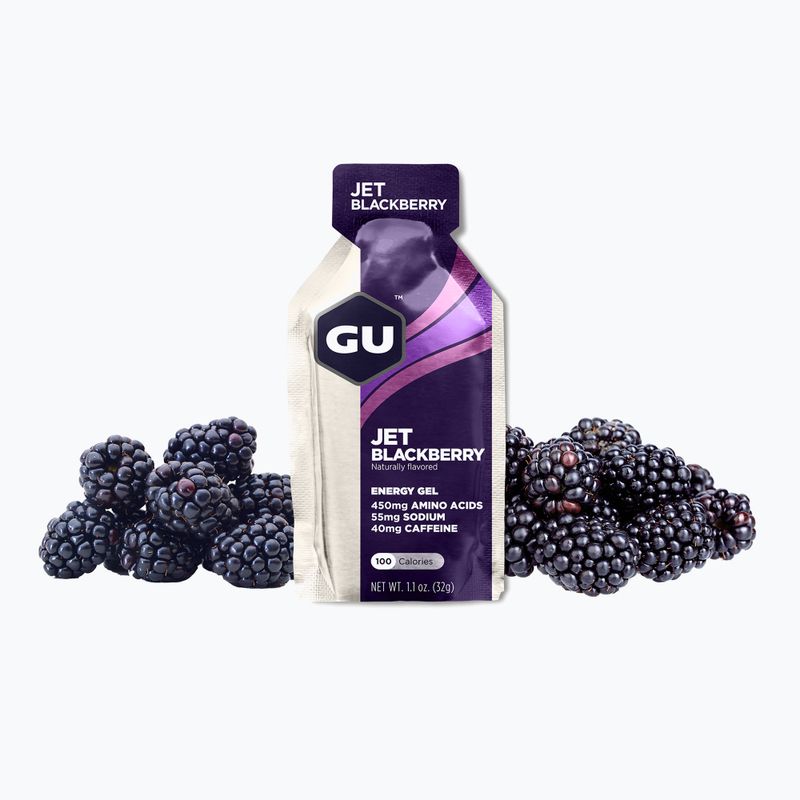 Ενεργειακό τζελ GU Energy Gel 32 g jet blackberry 2