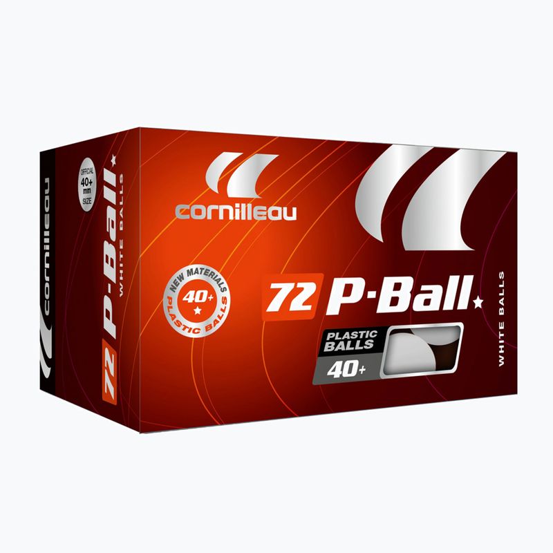 Cornilleau P-Ball* ABS EVOLUTION μπάλες επιτραπέζιας αντισφαίρισης 72 τμχ λευκό 3