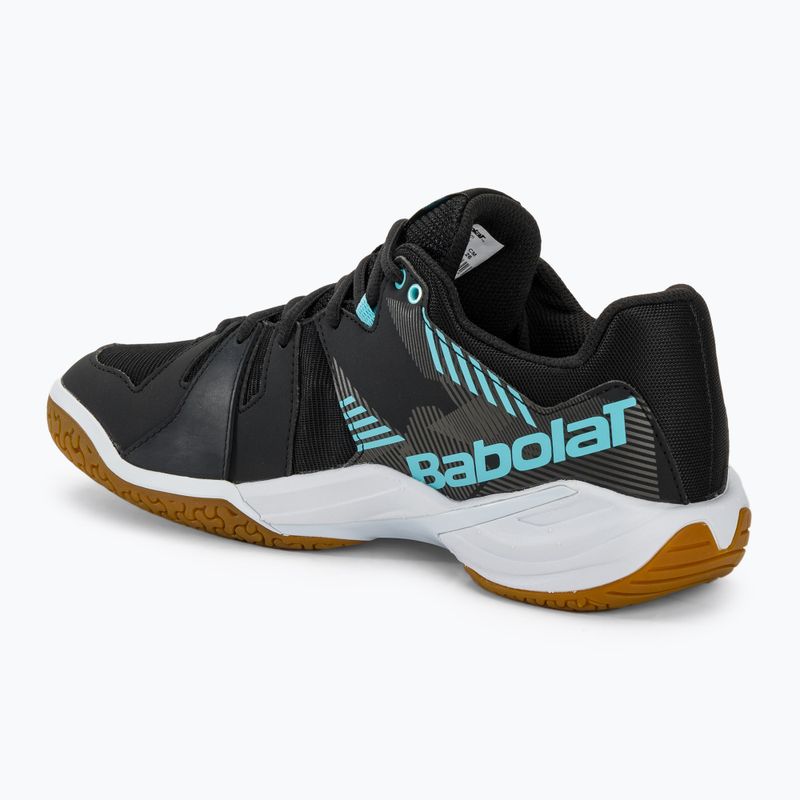 Ανδρικά παπούτσια μπάντμιντον Babolat Shadow Spirit black/light blue 3