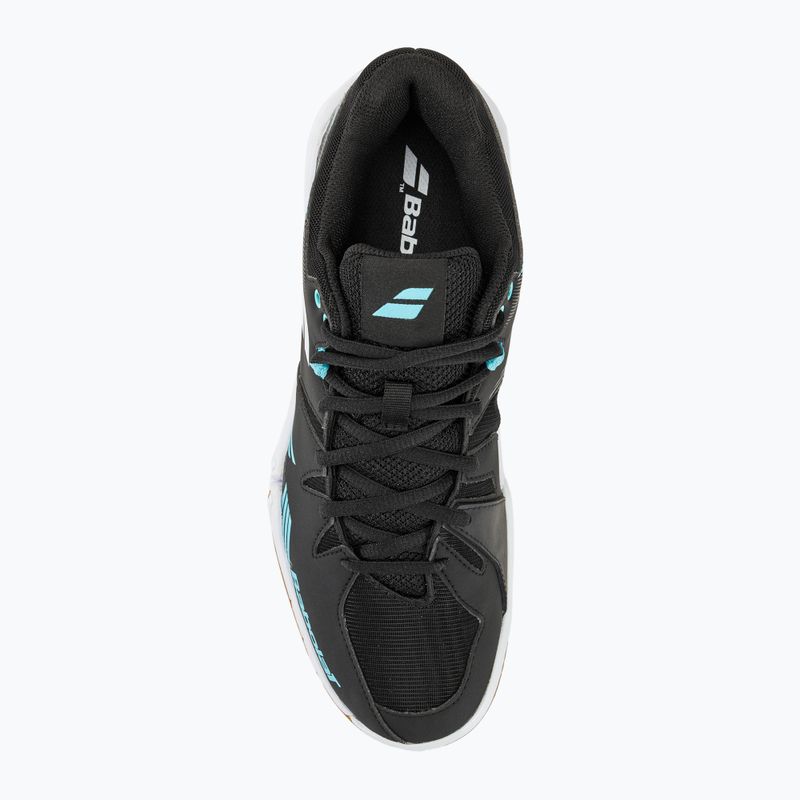 Ανδρικά παπούτσια μπάντμιντον Babolat Shadow Spirit black/light blue 5