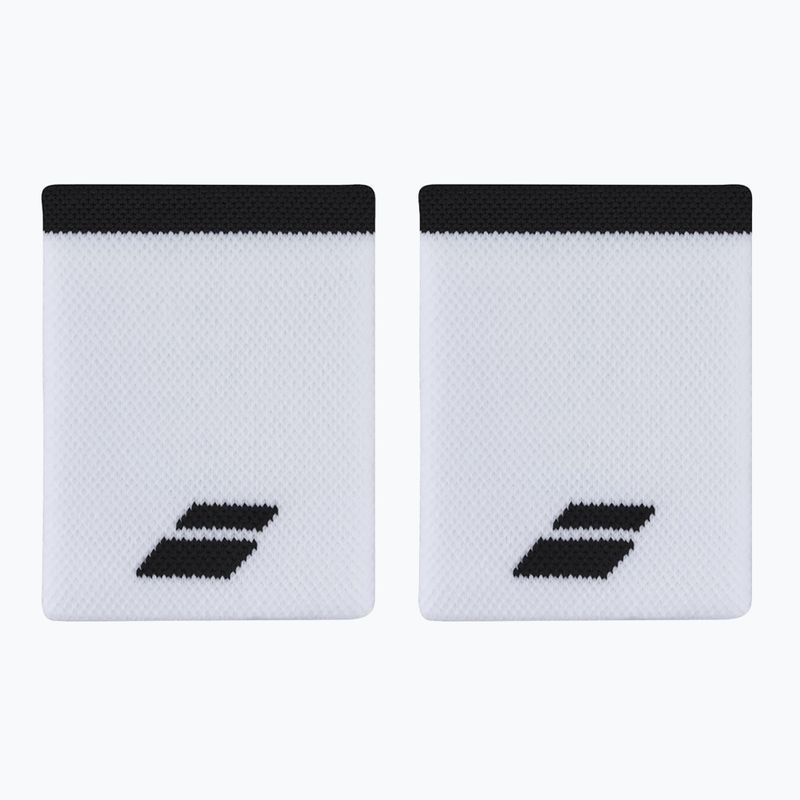 Περικάρπια Babolat Logo Jumbo Wristband 2 τεμ.white/black