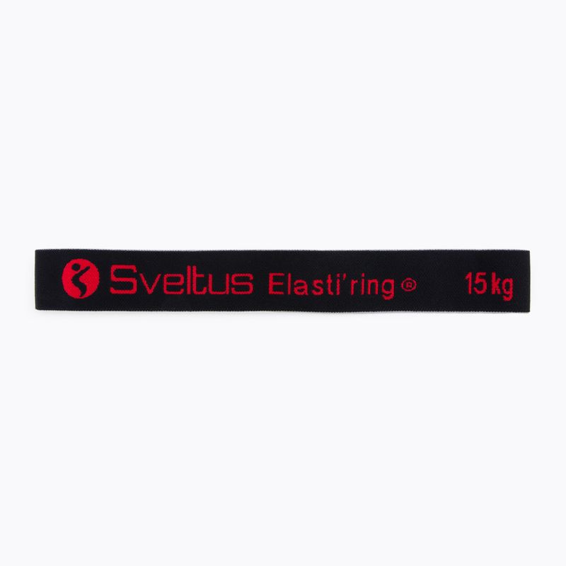 Sveltus Elasti'ring 15kg άσκηση από καουτσούκ μαύρο 0027