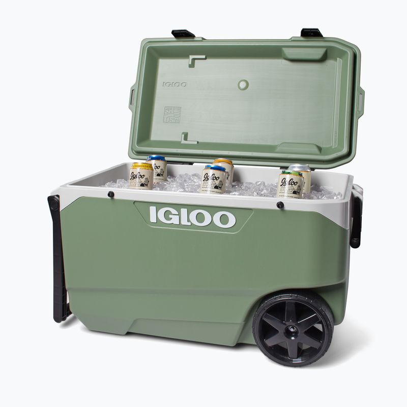 Τουριστικό ψυγείο Igloo Ecocool Latitude 90 Qt Roller 85 l vintage green 8