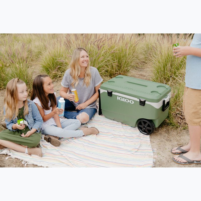 Τουριστικό ψυγείο Igloo Ecocool Latitude 90 Qt Roller 85 l vintage green 10