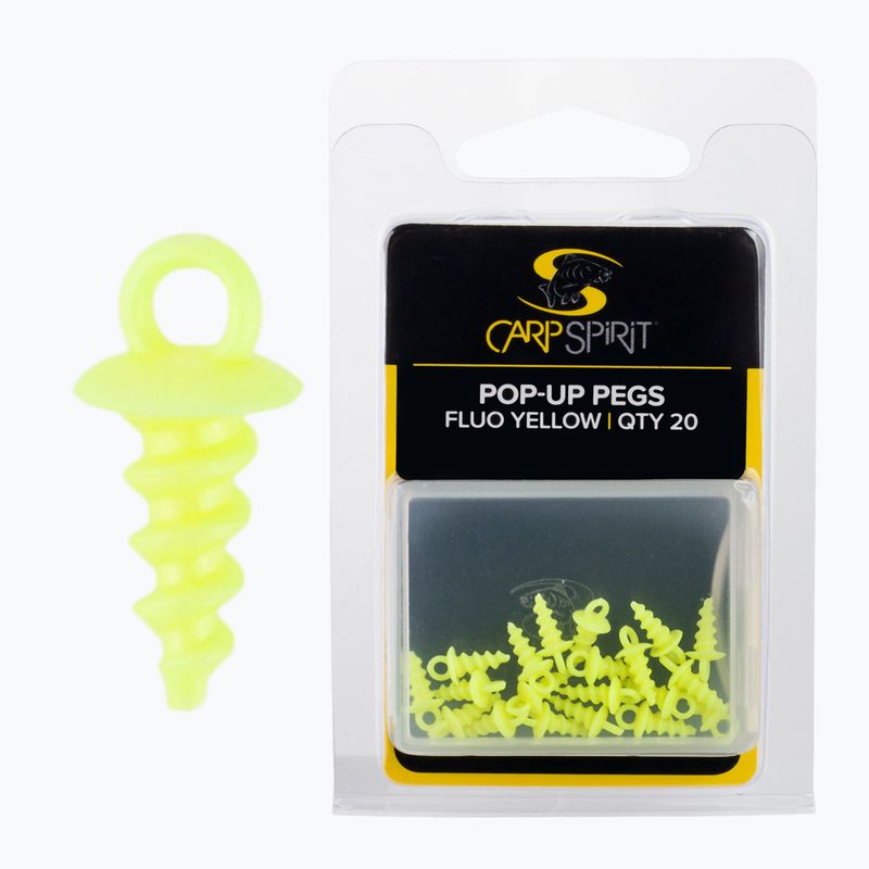 Carp Spirit Pop-Up Pegs βίδες δολωμάτων πορτοκαλί ACS010285 3