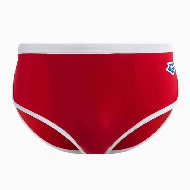 Ανδρικά arena Icons Swim Low Waist Short Solid κόκκινο 005046/410 μαγιό