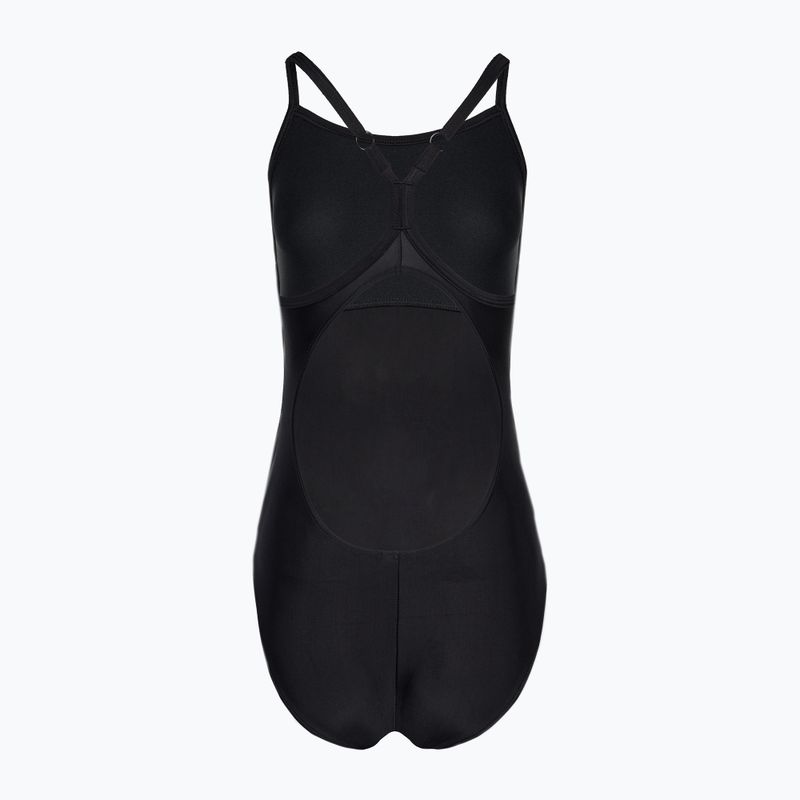 Γυναικείο ολόσωμο μαγιό κολύμβησης arena Solid Swimsuit Lightdrop Back black 2