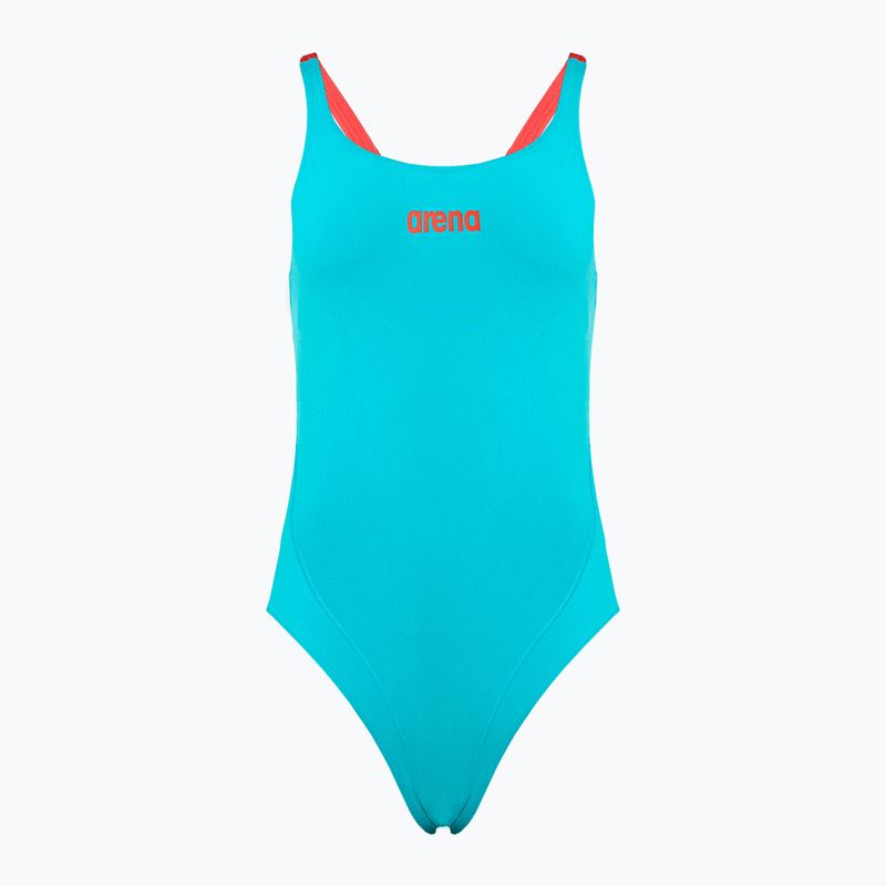 Γυναικείο ολόσωμο μαγιό arena Team Swim Tech Solid μπλε 004763/840