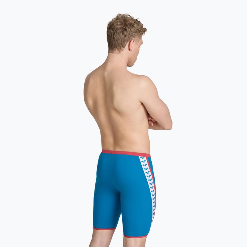 Ανδρικό arena Swim Solid Jammer μπλε cosmo/astro red 3