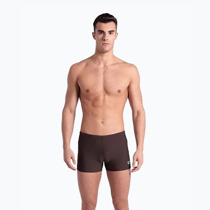 Arena Icons Swim Short Στερεό σορτσάκι μποξεράκι σέπια/νερό 4