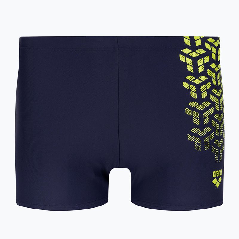 Ανδρικά μποξεράκια κολύμβησης arena Kikko V Swim Short navy/soft green